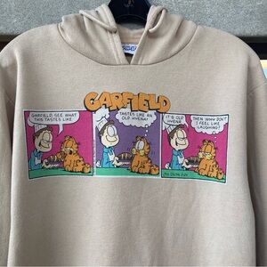 Vintage 90s Garfield Comic Strip Funny 1995 Sweatshirt Hoodie
